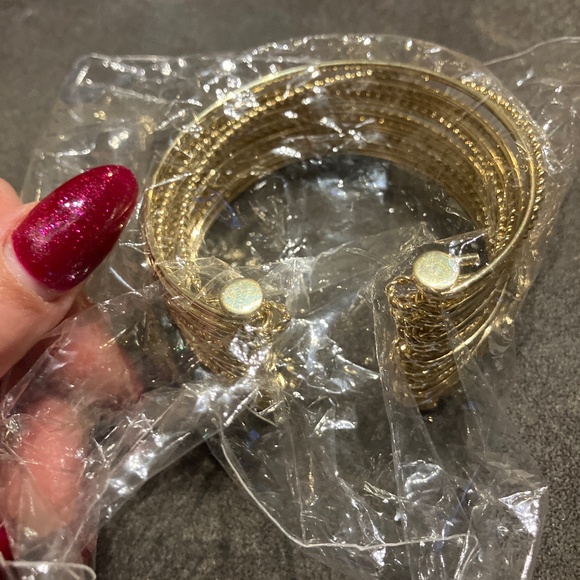 Park Lane Flair Cuff Gold Bracelet - Picture 3 of 6